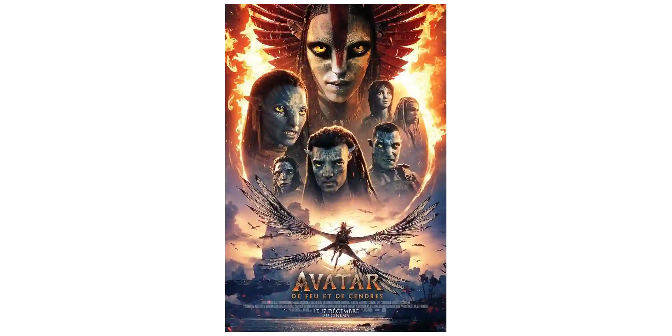 "AVATAR : DE FEU ET DE CENDRES" DE JAMES CAMERON